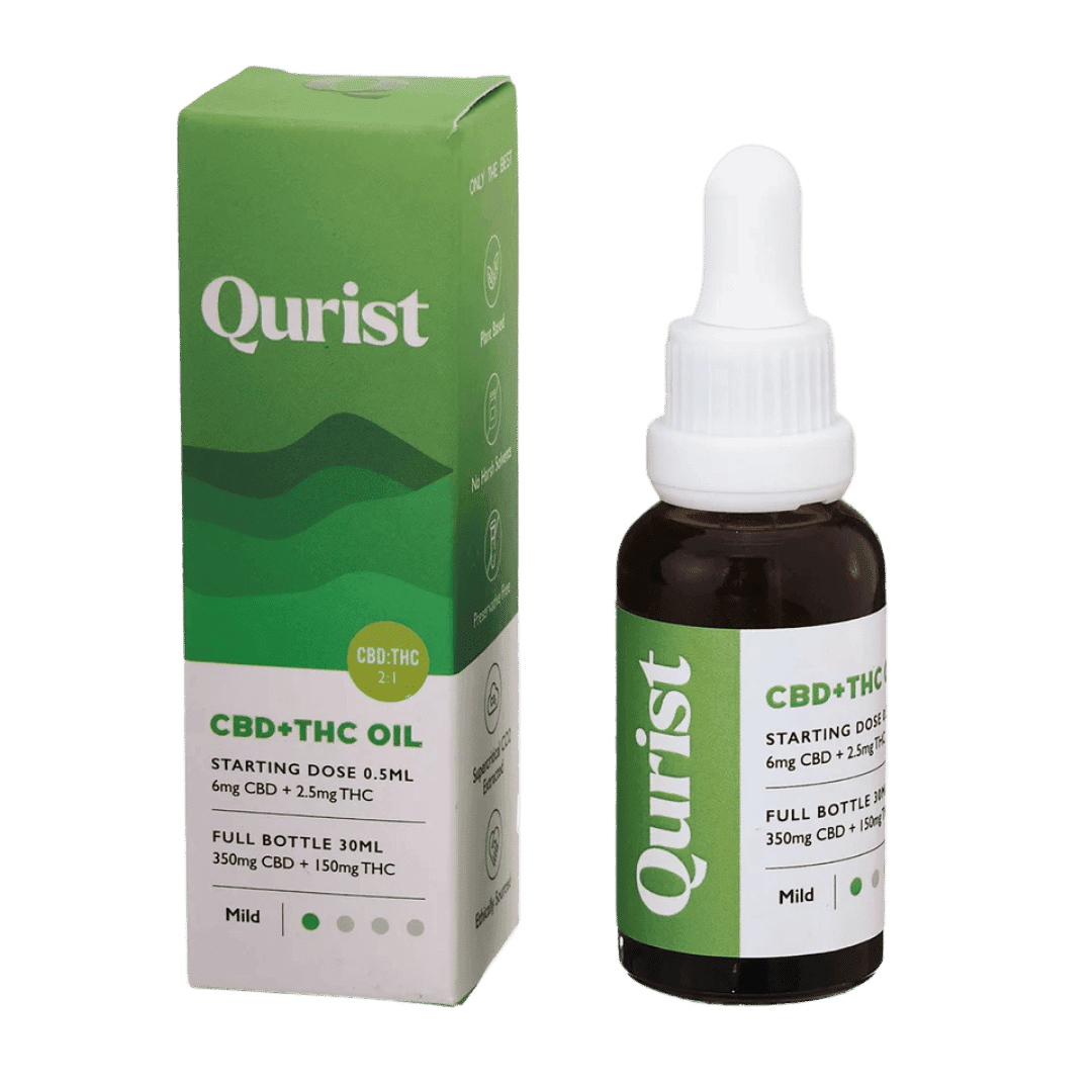 Qurist CBD + THC Oil - Mild 500mg - CBD Store India