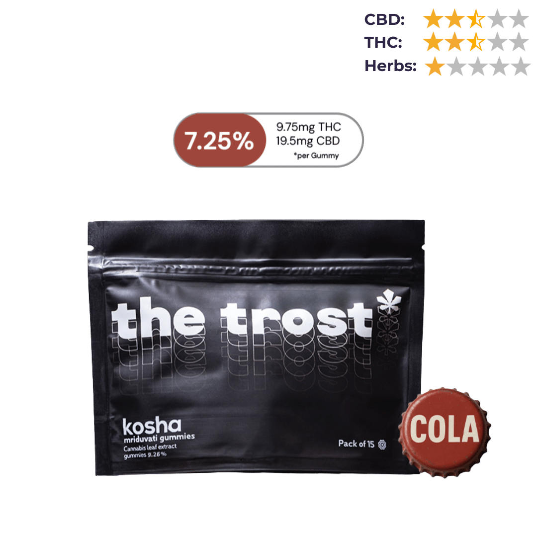 The Trost - Kosha (Cola Flavor) - Strong Cannabis Gummies - 7.25% Cannabis Extract.