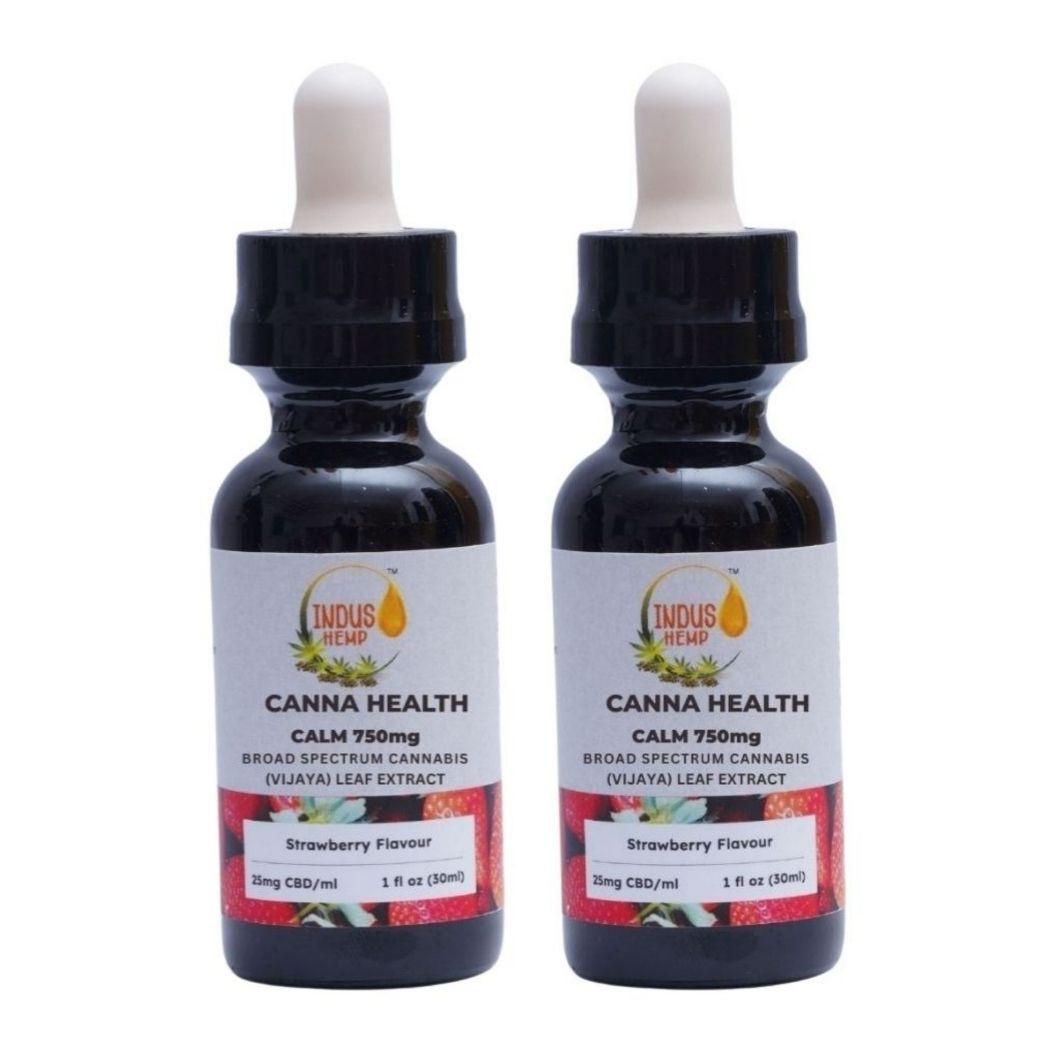 Indus Hemp CBD Calm Combo Pack 750mg-2200mg | Broad Spectrum CBD Oil.