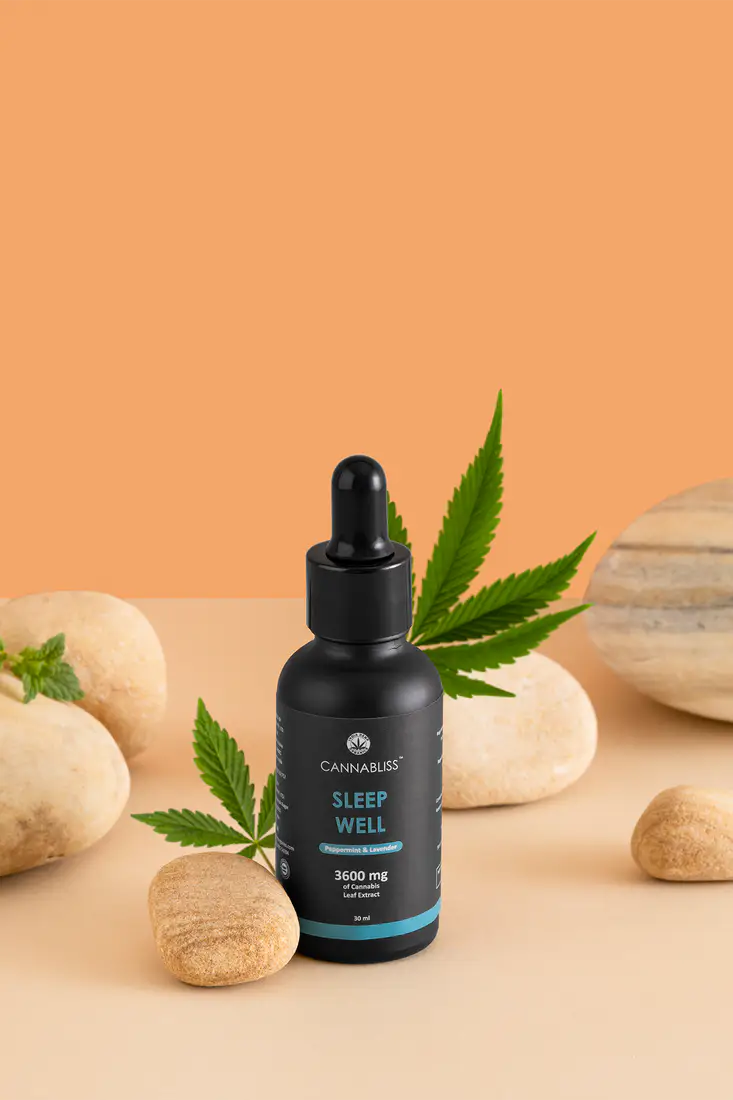 Cannabliss Sleep Well – CBD Oil for Sleep (1:3) – 1200mg/3600mg.