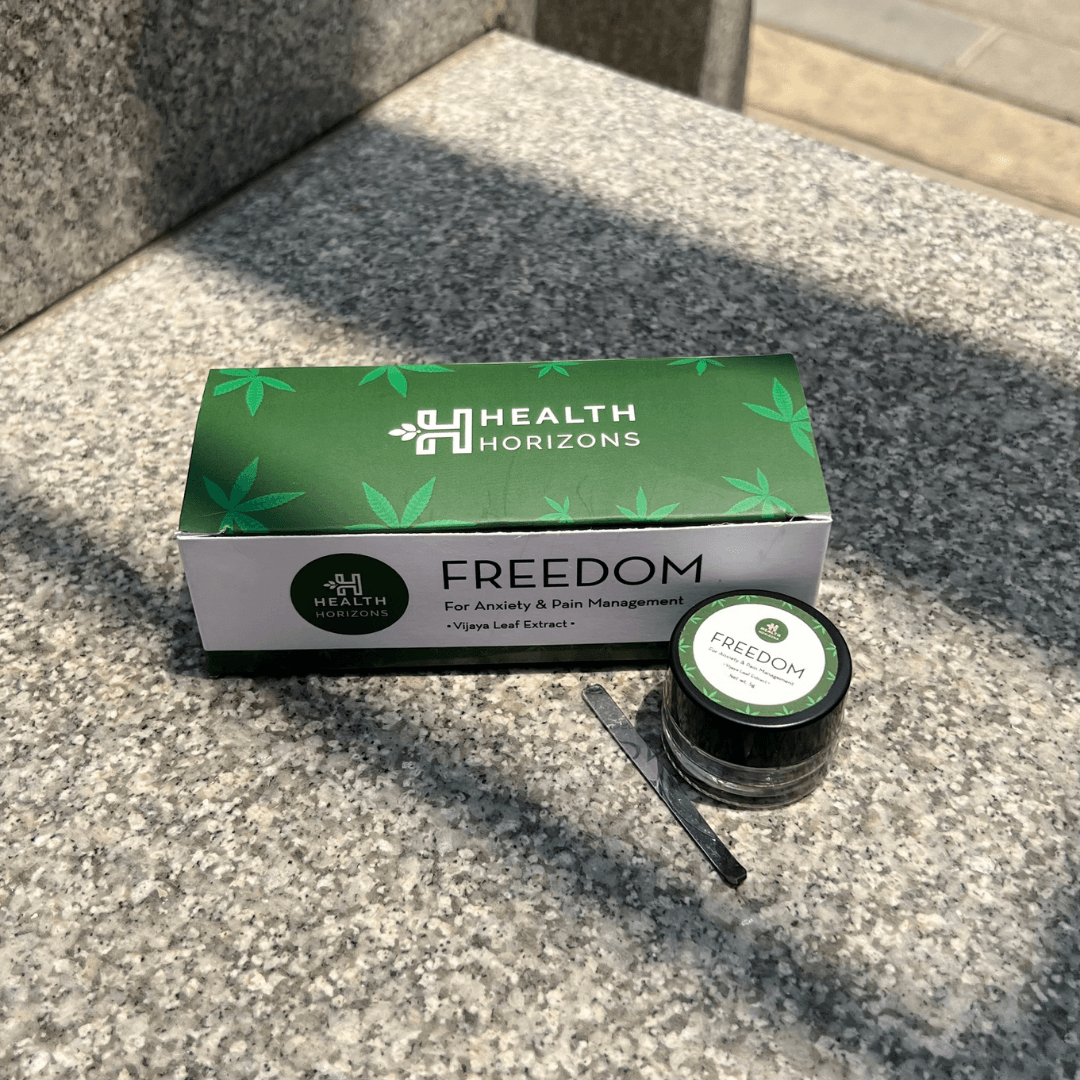 Health Horizons Freedom High THC Extract | 2:5 CBD:THC, 5000mg Full Spectrum | Anti Anxiety & Pain Management, 5 gmsVijaya ExtractHealth Horizons Freedom High THC Extract | Anti Anxiety & Pain Management