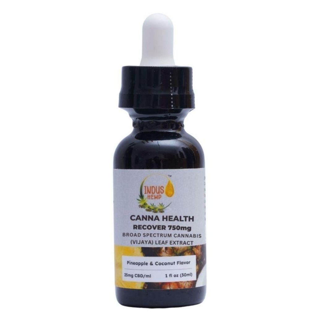 Indus Hemp Recover – Pineapple & Coconut CBD Oil for Joint & Pain Relief (750mg-2200mg).