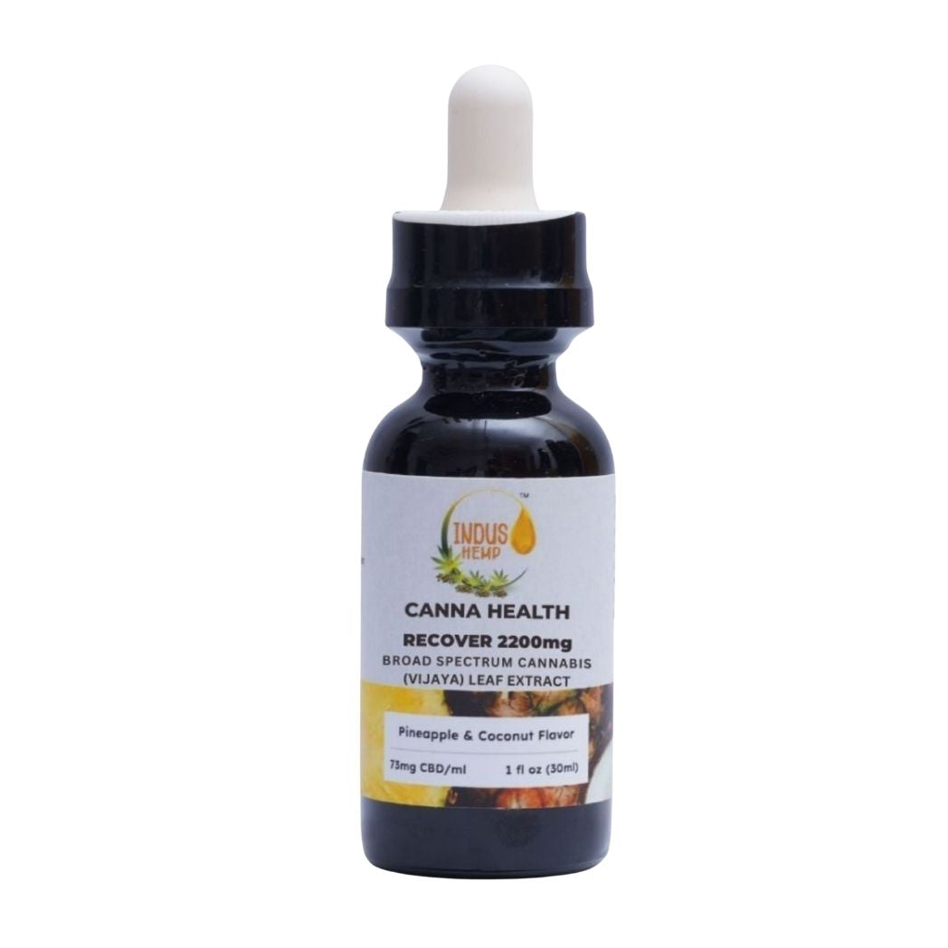 Indus Hemp Recover – Pineapple & Coconut CBD Oil for Joint & Pain Relief (750mg-2200mg)