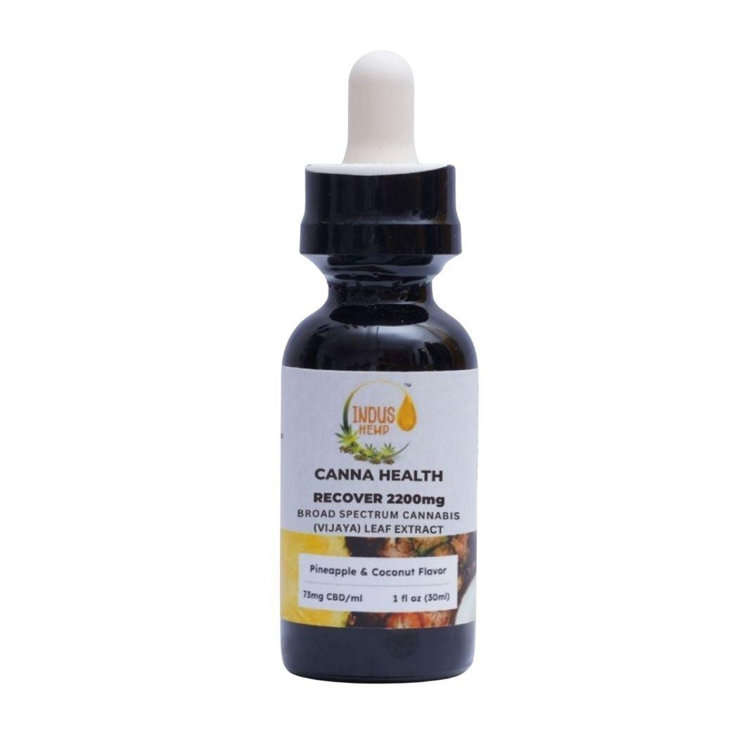 Indus Hemp Recover – Pineapple & Coconut CBD Oil for Joint & Pain Relief (750mg-2200mg).