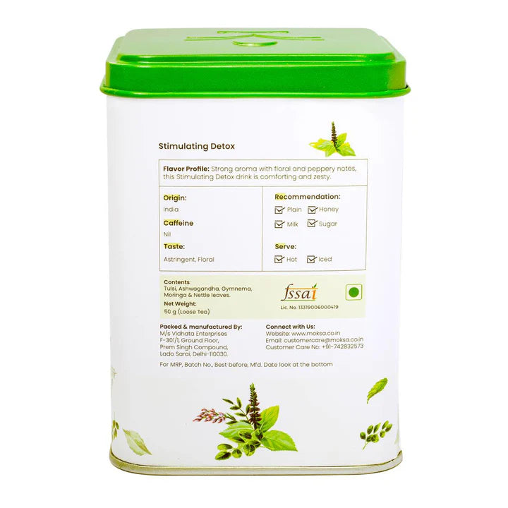Moksa Stimulating Detox Tea (50gm).