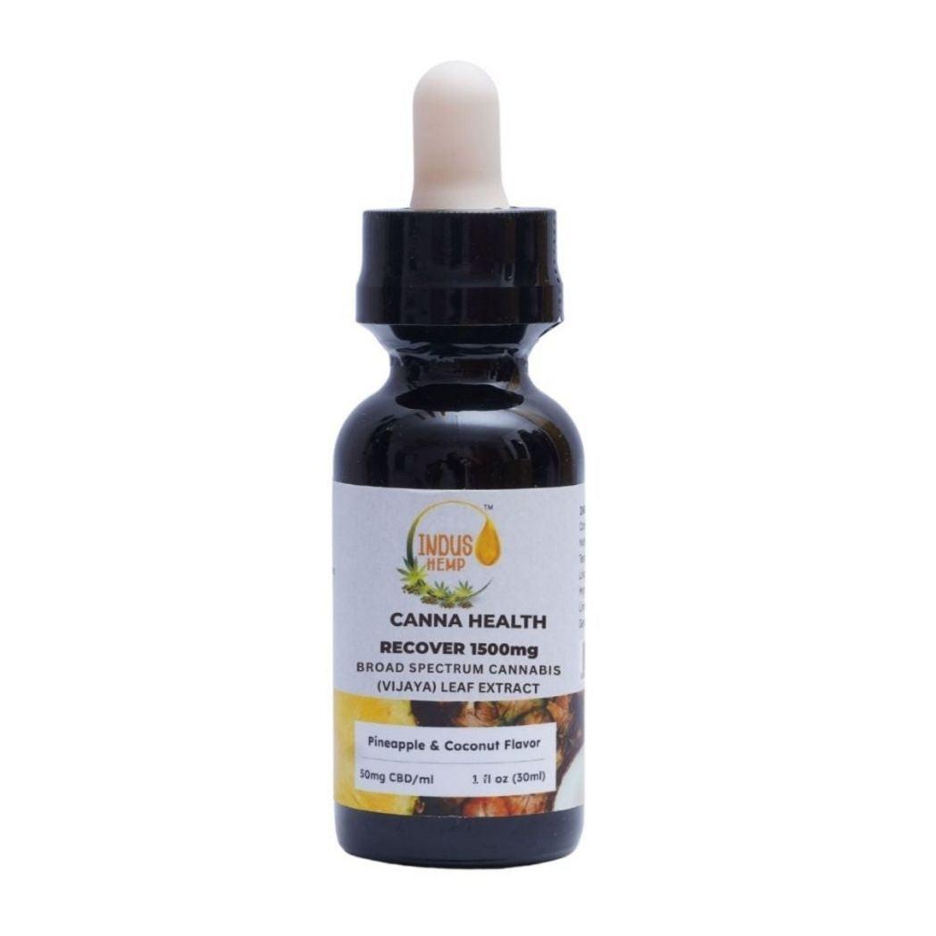 Indus Hemp Recover – Pineapple & Coconut CBD Oil for Joint & Pain Relief (750mg-2200mg).