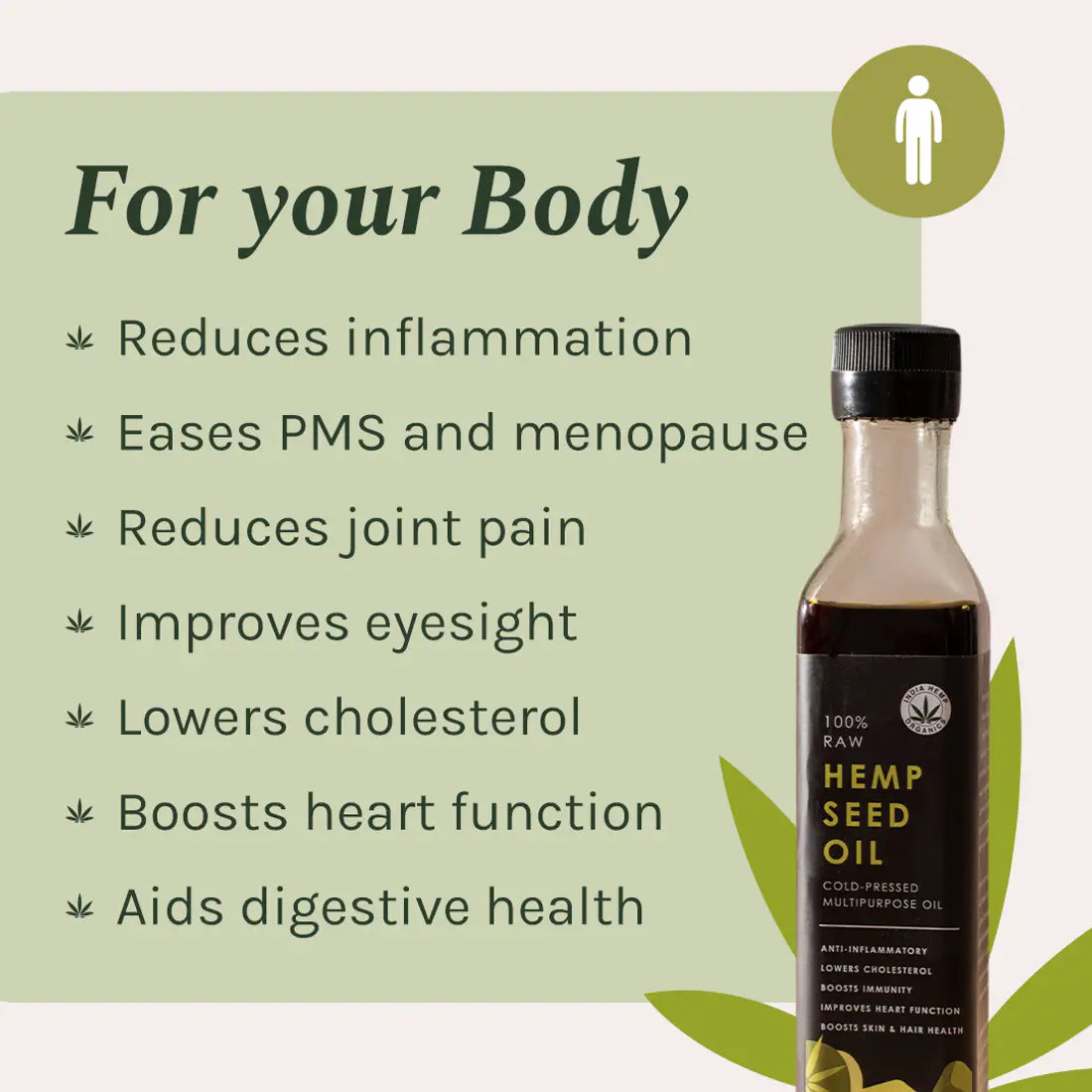 India Hemp Organic - Hemp Seed Oil.