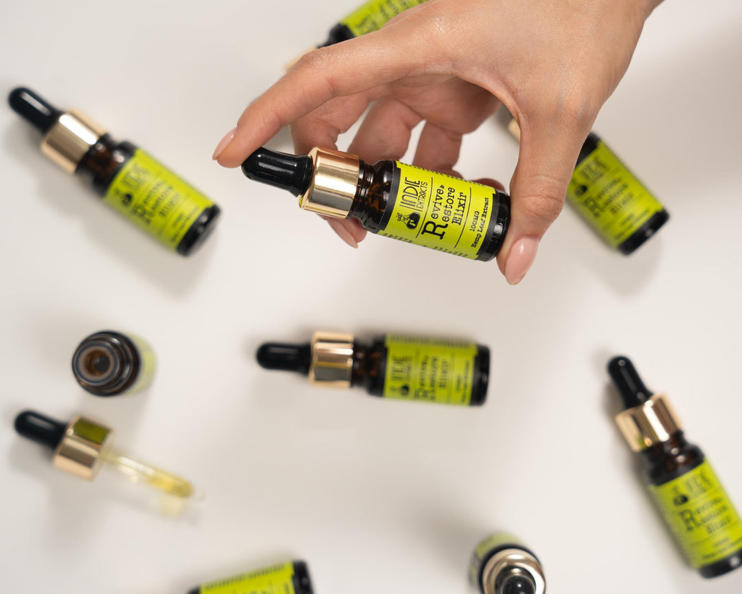 Indie Extracts- Revive & Restore ElixirSkin ElixirCBD Face Oil for Acne - Indie Extracts Revive & Restore|Hydration, Anti-Aging, Full Spectrum Hemp