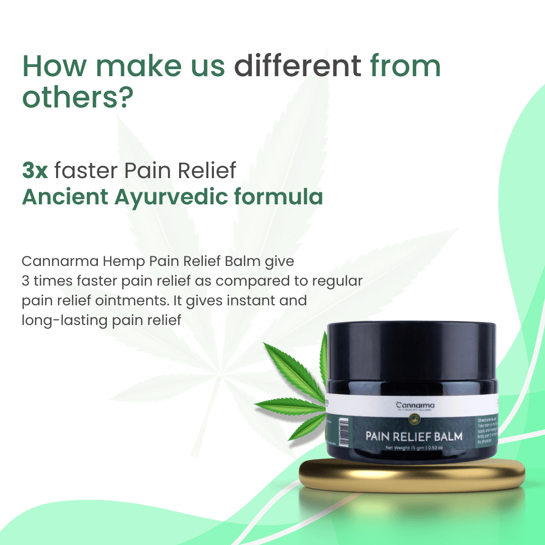 Cannarma Hemp Pain Relief Balm (15g) | For Headache, Body Pain & Joints PainPain Relief BalmCannarma Pain Relief Balm - Hemp Relief for Joints | 20g