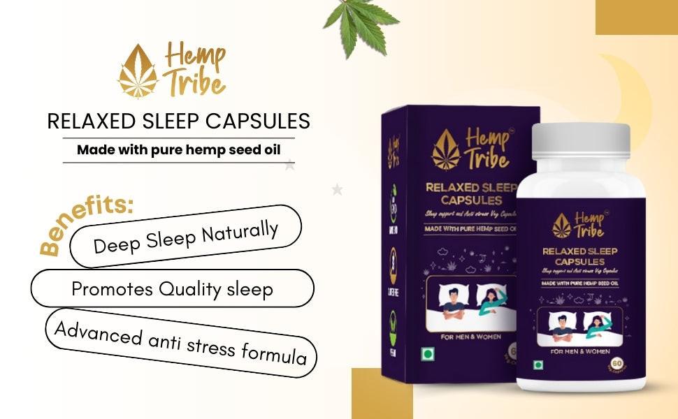 Hemp Tribe- Relaxed sleep Capsules.