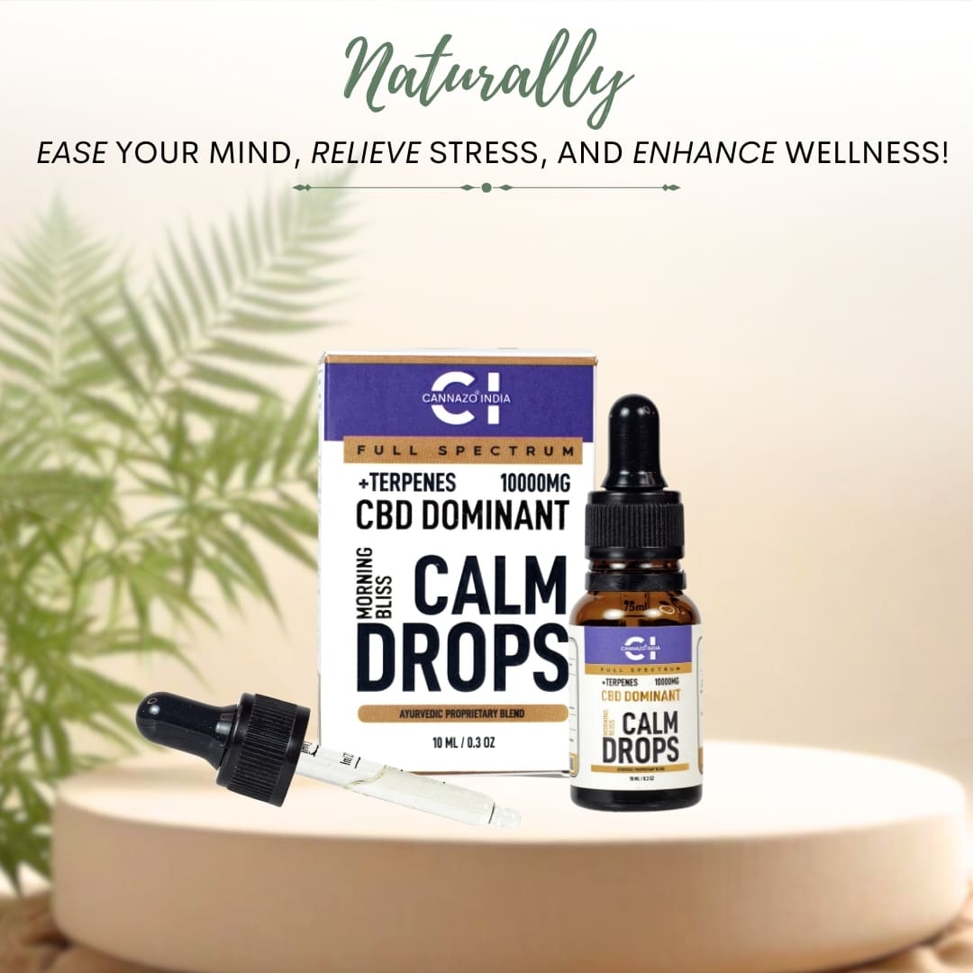 Cannazo - Calm Drops – CBD Dominant – Morning Bliss