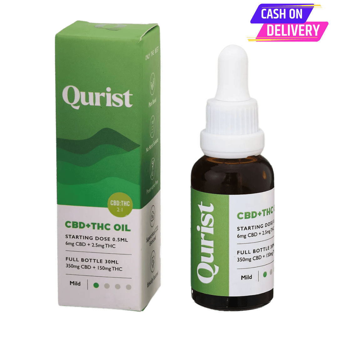 Qurist CBD + THC Oil - Mild 500mg - CBD Store India