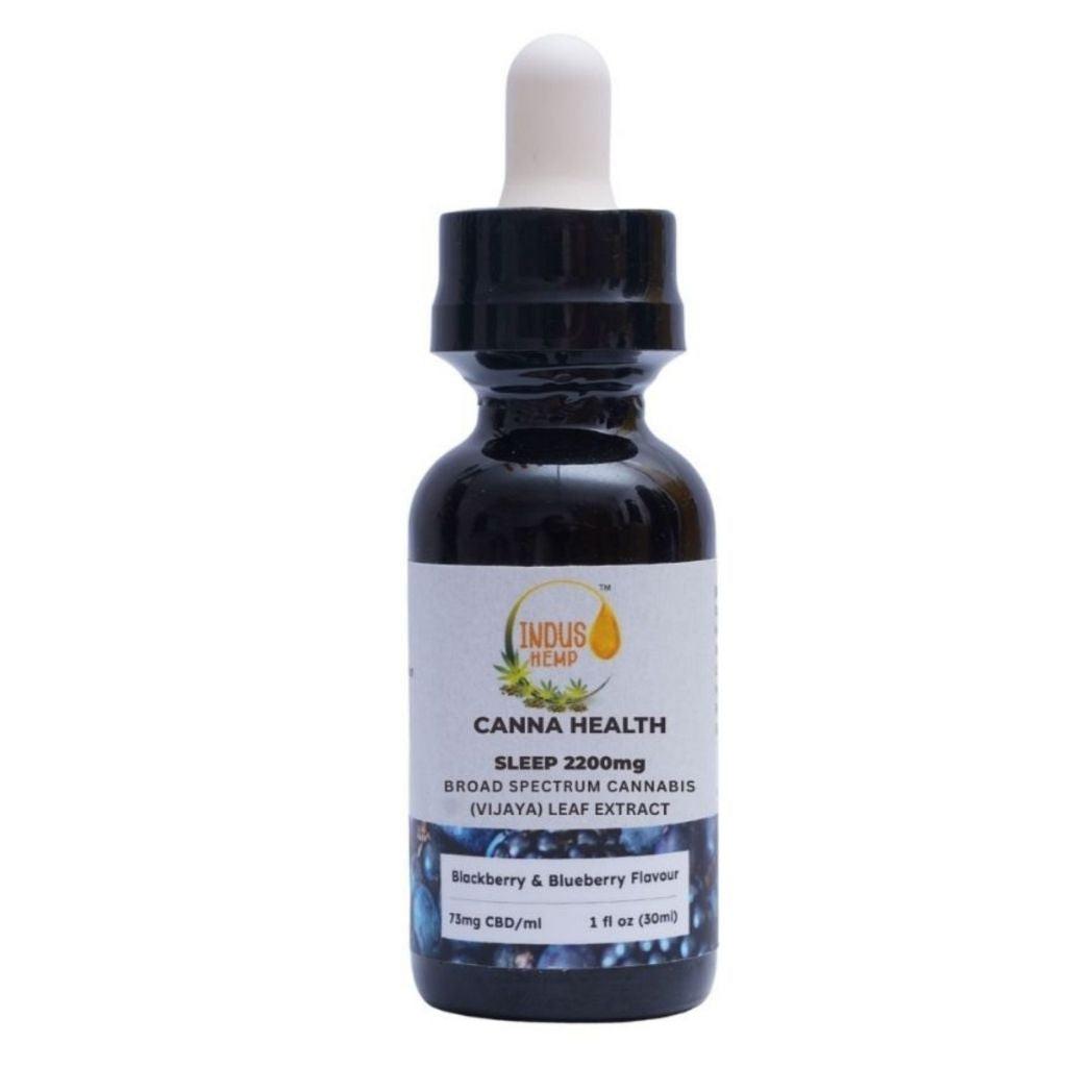 Indus Hemp Sleep CBD Oil | Blueberry & Blackberry Flavour | 750-1500-2200mg.