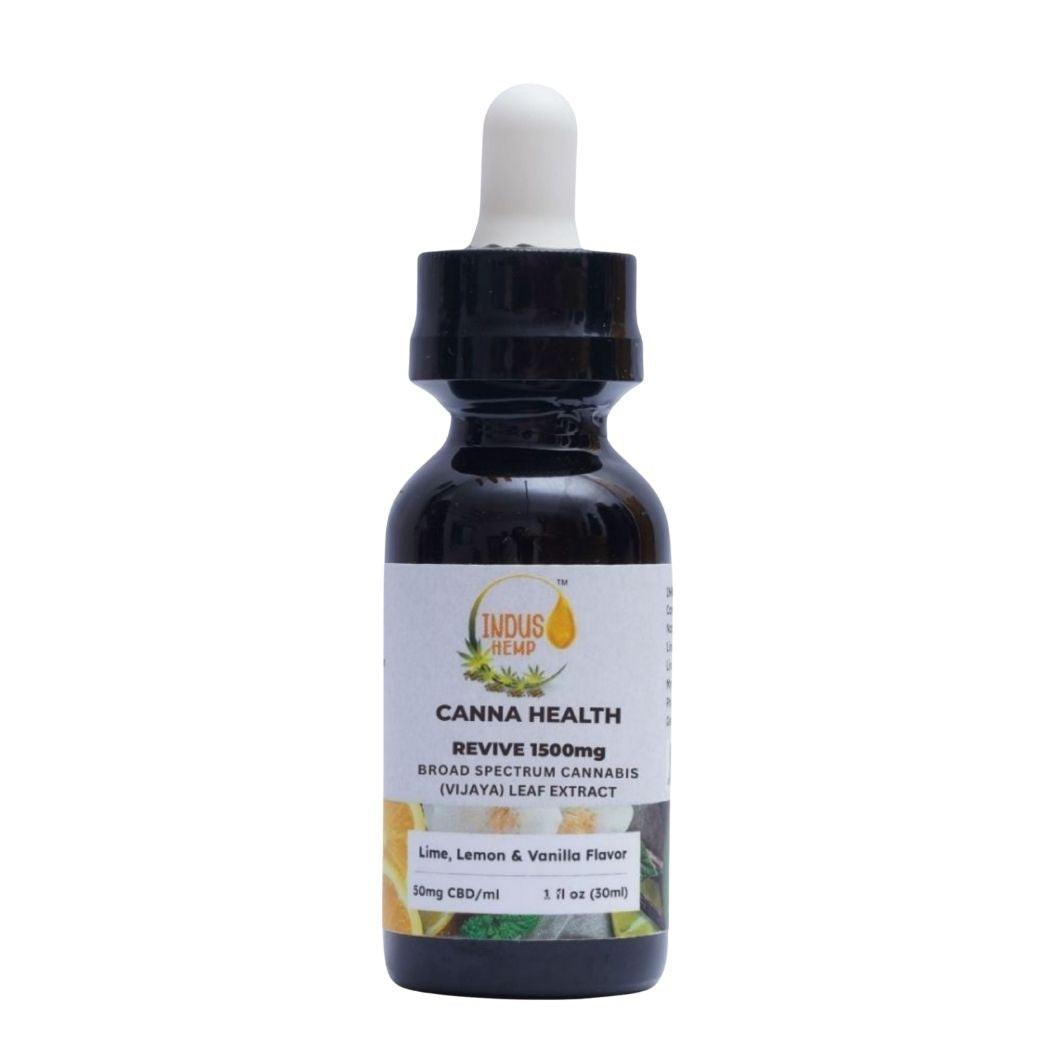 INDUS HEMP CBD Oil Revive – Peppermint & Lime | Stress & Joint Pain Relief (750mg/1500mg/2200mg).