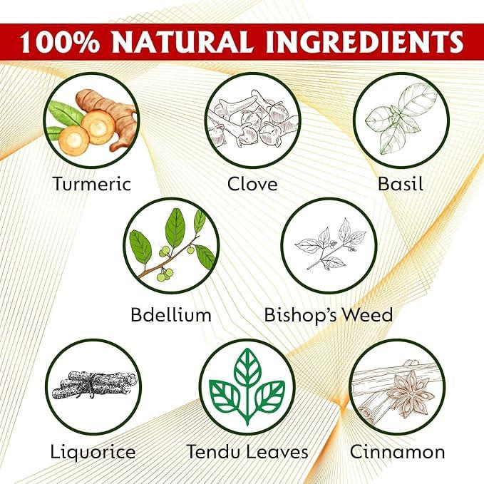 Nirdosh King’s Herbal Cigar – Strawberry Flavor | Tobacco & Nicotine Free | 95mm 5 Cigars Pack.