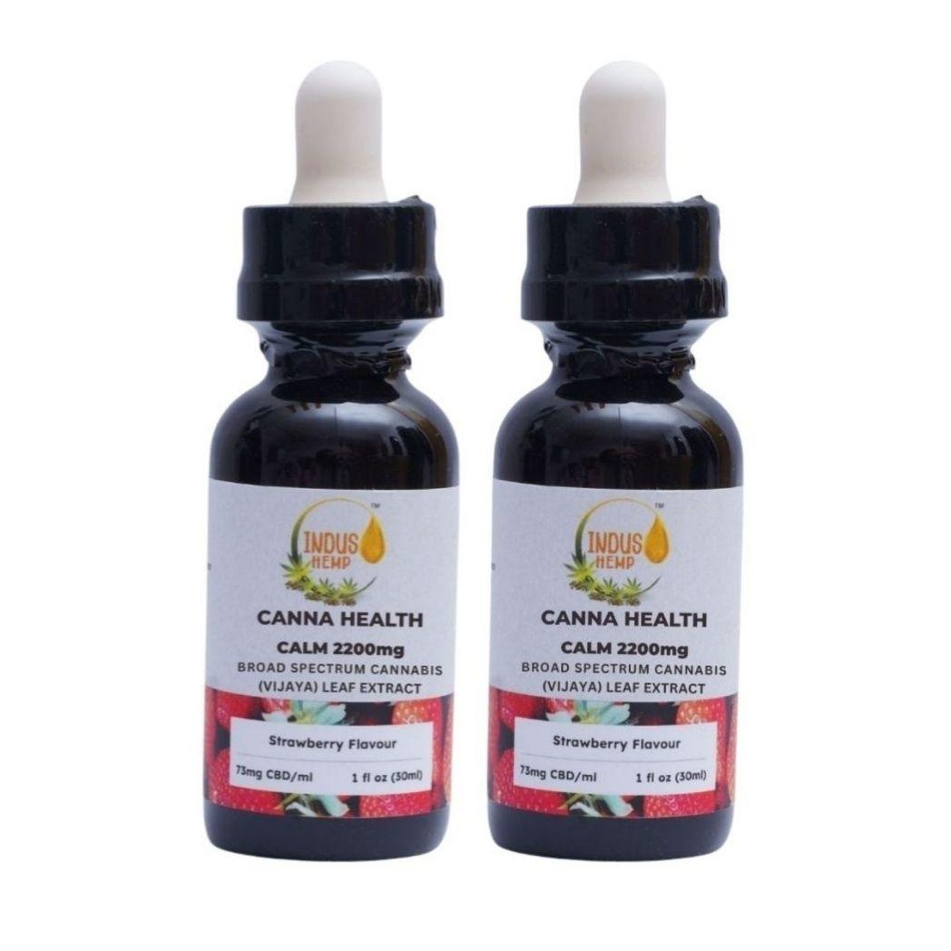 Indus Hemp CBD Calm Combo Pack 750mg-2200mg | Broad Spectrum CBD Oil.