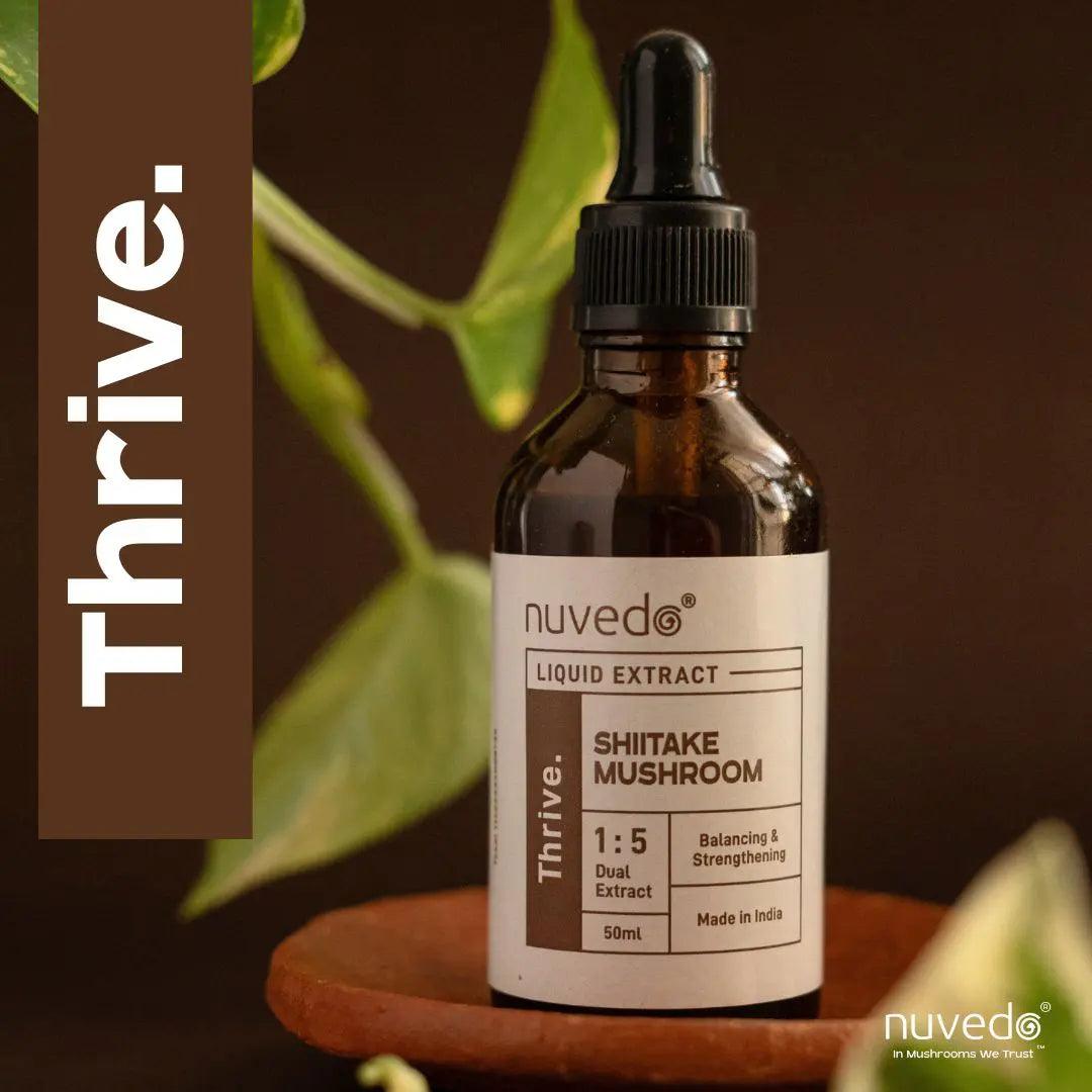 Nuvedo - Shiitake Mushroom Liquid Extractmushroom extractNuvedo Shiitake Mushroom Liquid Extract - Shiitake Mushroom