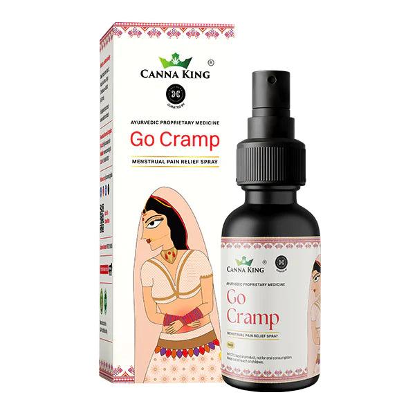 Cannaking- Go Cramp: Menstrual Pain Relief Spray & Roll OnMenstrual Pain ReliefGo Cramp: Menstrual Pain Relief Spray - Natural Solution