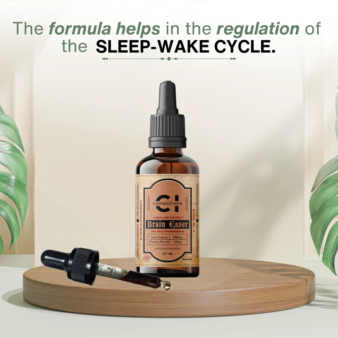 Cannazo- Sleep And Rejuvenation- Calm Drops + Brain Easer Sleep