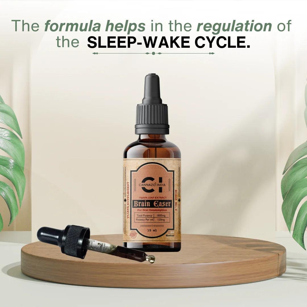 Cannazo- Sleep & Rejuvenation- Calm Drops + Brain Easer Sleep.