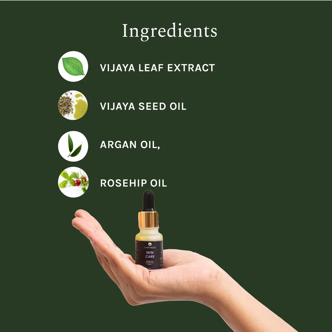 CannaBliss Skin Care Oil - 10 ML.