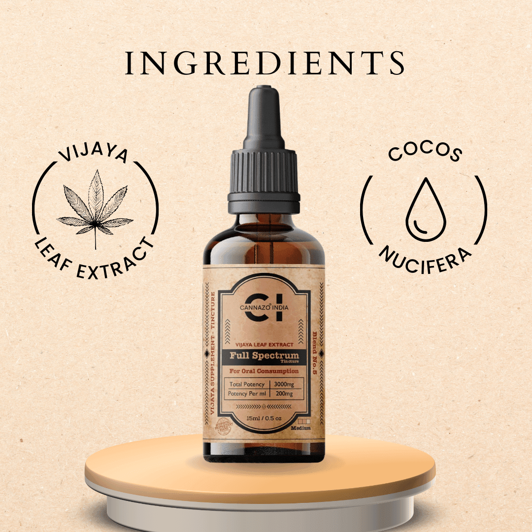 Cannazo Full Spectrum Tincture | Calms Chronic and Neuro Pain.