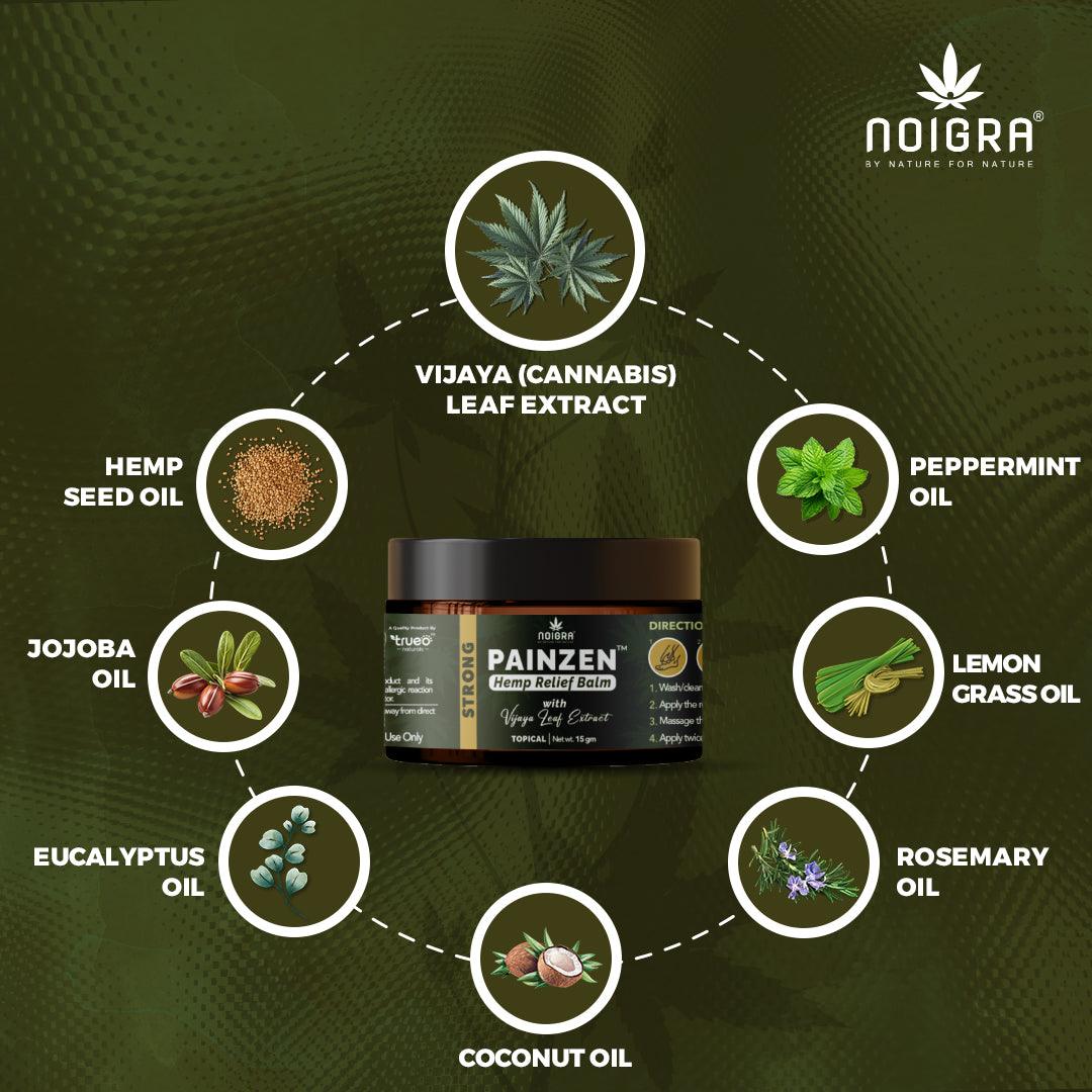 Noigra Painzen Hemp Relief Balm (Strong)CBD BalmNoigra Painzen Hemp Relief Balm | Fast Pain Relief