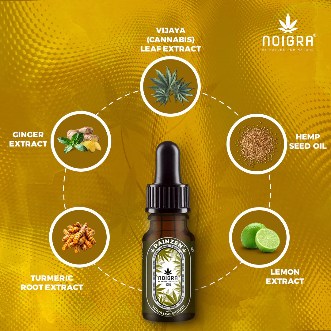Noigra painzen sublingual dropsCBD OilNoigra Painzen Sublingual Drops - Ayurvedic Pain Relief