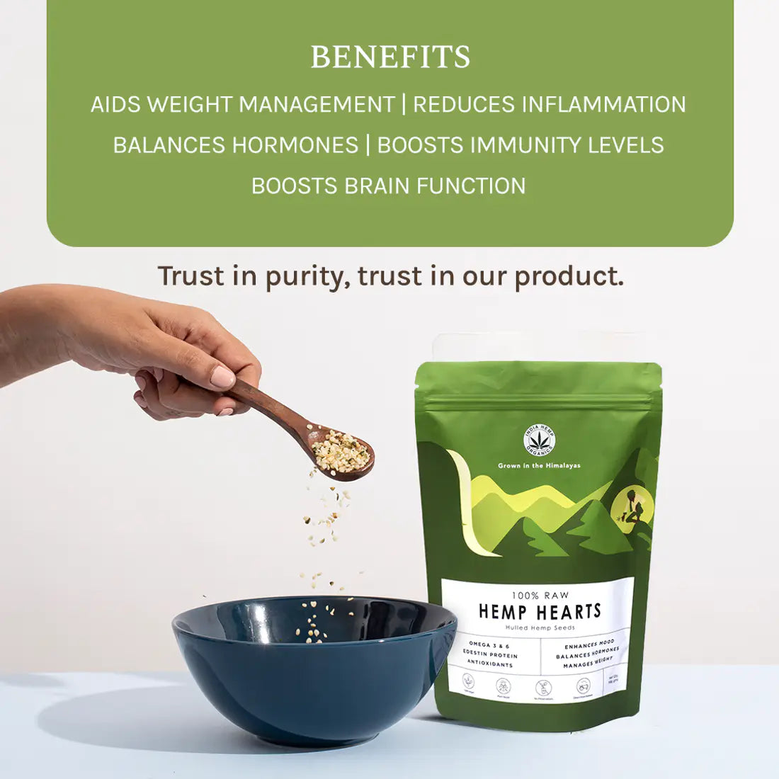 India Hemp Organics - Hemp Hearts.
