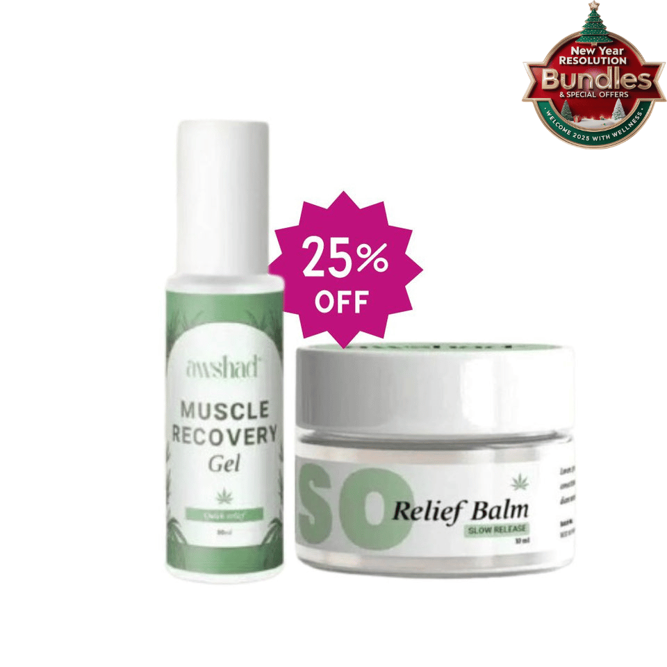 Awshad muscle recovery gel + Intenso Relief balm at 25% off