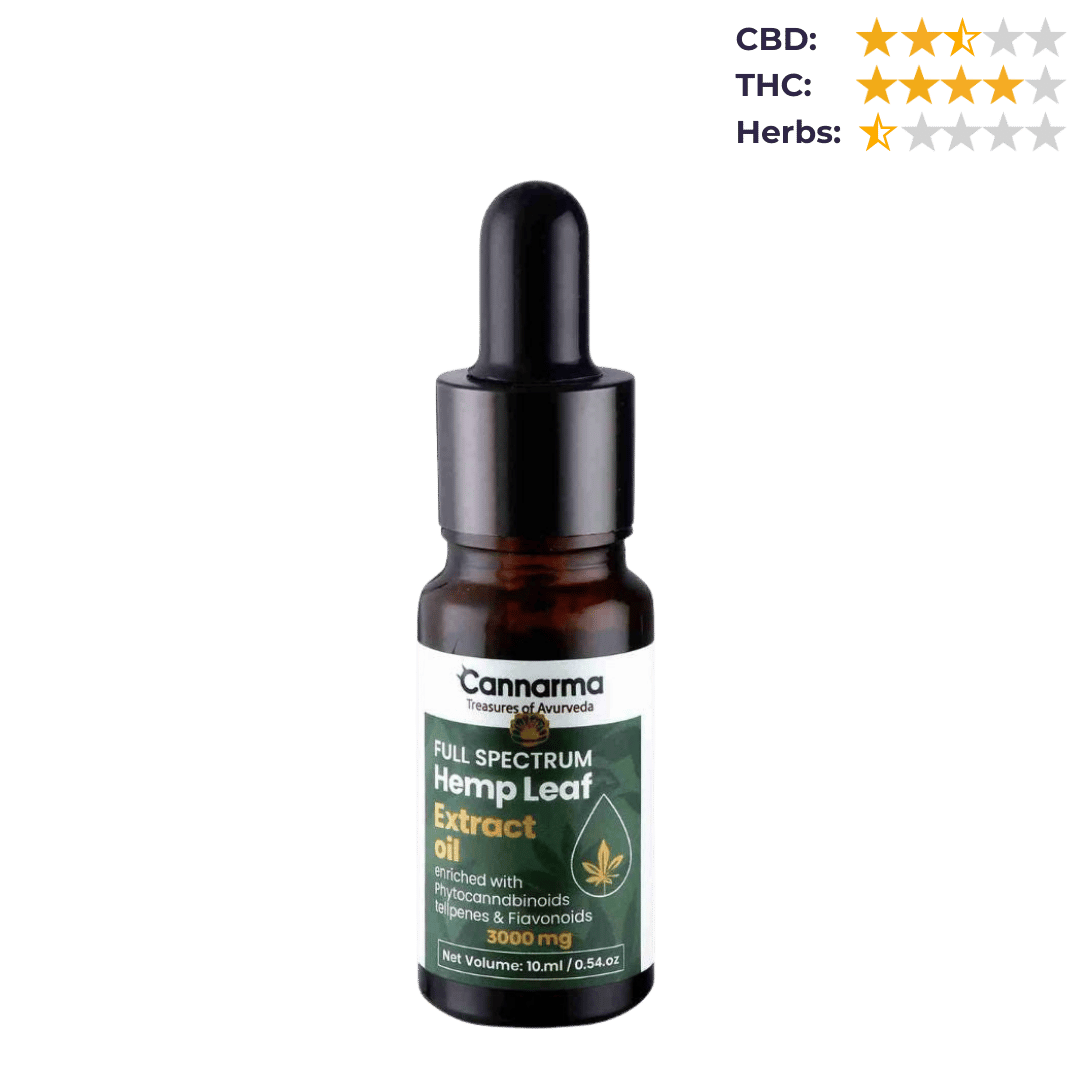 Cannarma Full Spectrum Cannabis Extract 3000mg CBD + THC.