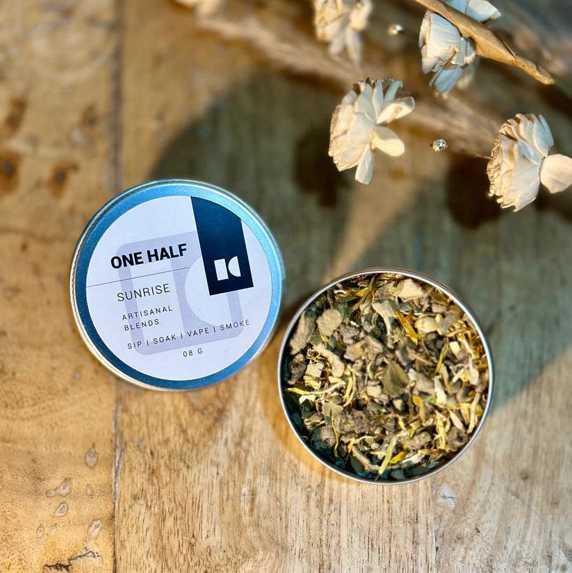 One Half - Sunrise 8gm | Herbal Smoking BlendHerbal BlendSunrise Herbal Smoking Blend - Herbal Energy Smoking Blend | Mood Uplift