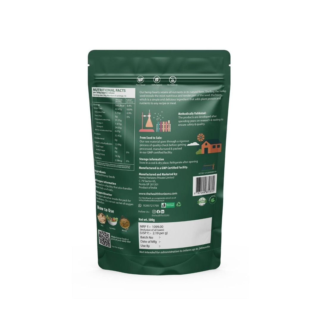 Health Horizons Hemp Hearts - Healthy Snack to Boost ImmunityHemp HeartsHealth Horizons Hemp Hearts | Healthy Snack to Boost Immunity | CSIN