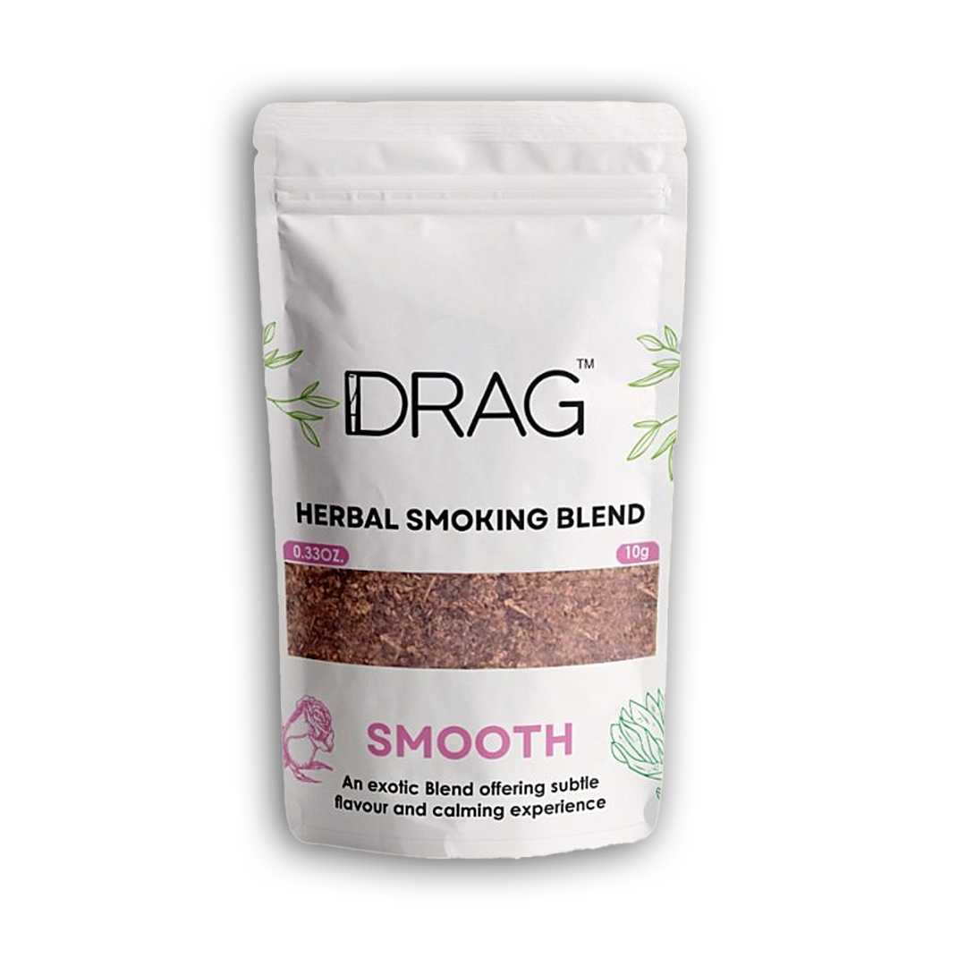Drag Smooth - Herbal Smoking Blend | Rose Petals, Lemongrass & Sage
