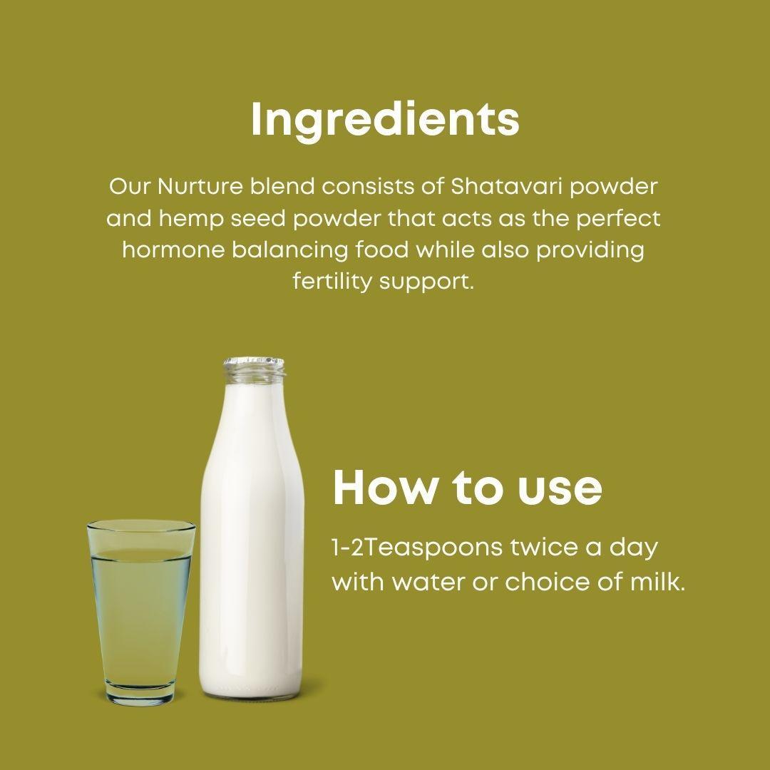 Health Horizons Nature | Shatavari and Hemp Blend | For Hormonal Balance and Fertility Support.