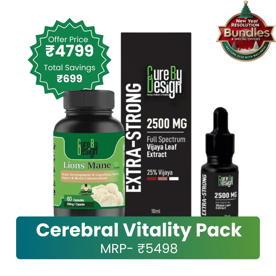 Cure By Design- Cerebral Vitality Pack.