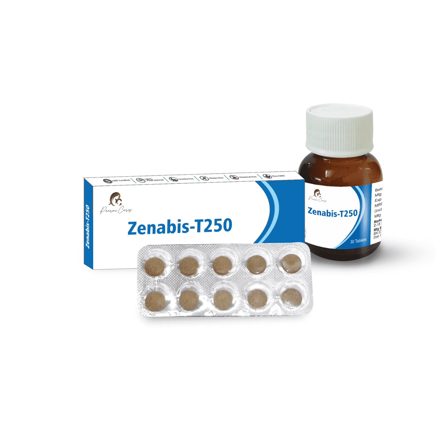Paarmi Cares- Zenabis-T250 (For Depression)TabletsZenabis T250 for Depression Relief - Paarmi Cares | Holistic Well-being