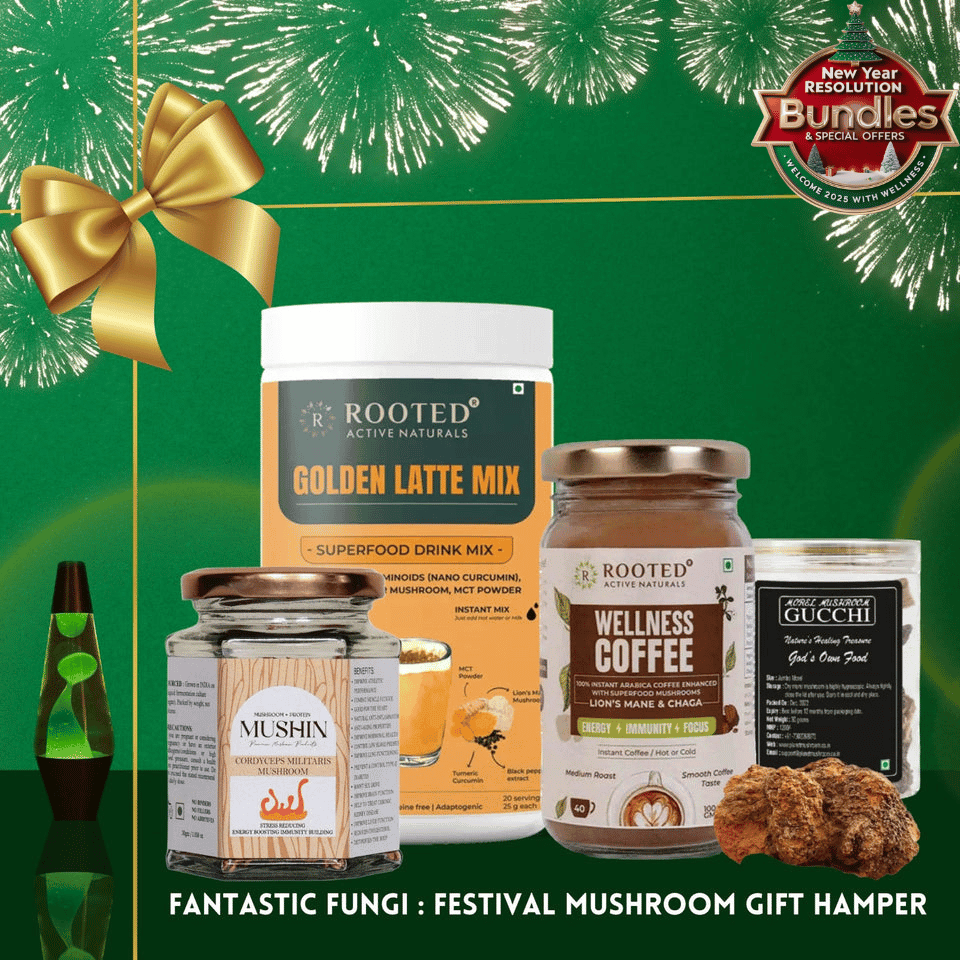 Fantastic Fungi : Festival Mushroom Gift HamperWellness BundlesMushroom Gift Hamper - Fantastic Fungi | Gourmet & Wellness