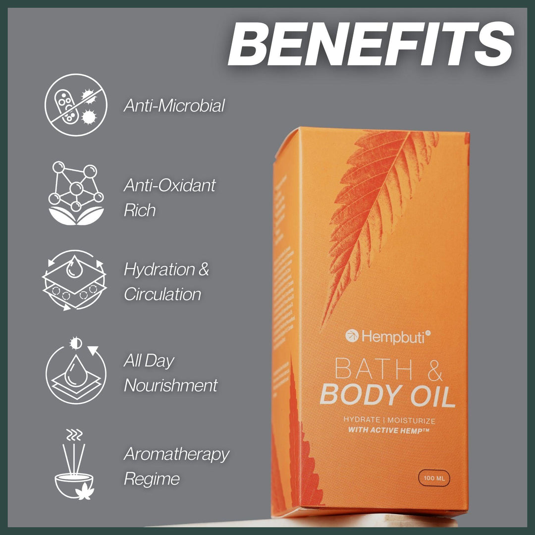 Hempbuti- Bath And Body Oil 100 MlBath And Body OilHempbuti Bath & Body Oil 100ml - Hemp Body Oil | Skin Hydration