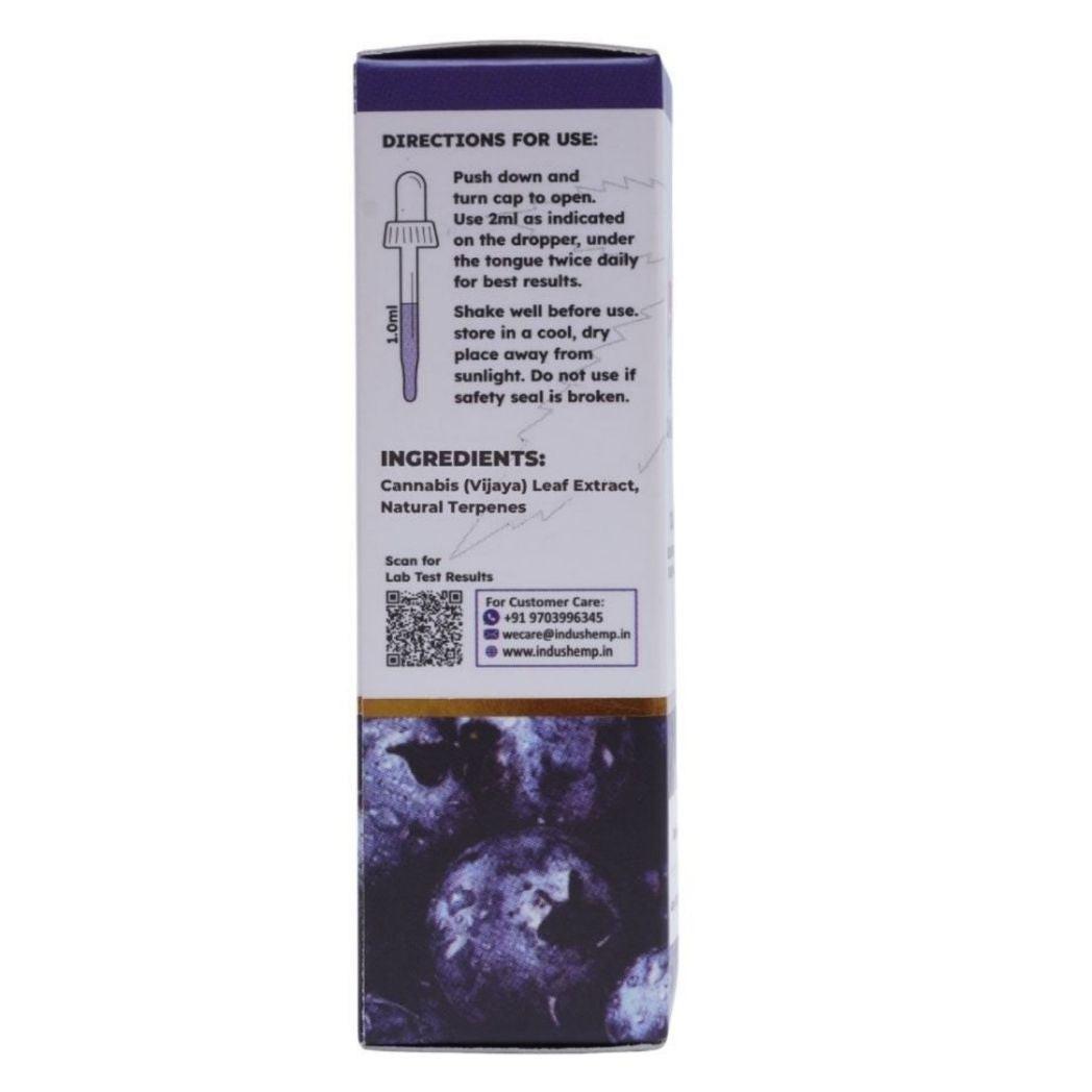 Indus Hemp Canna-Health CBD Oi-250mg Blueberry Flavor.
