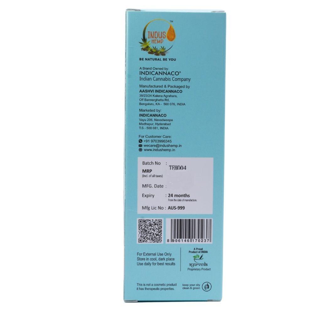 Indus Hemp - Hair Oil - Tea Tree and Eucalyptus | 200ML.