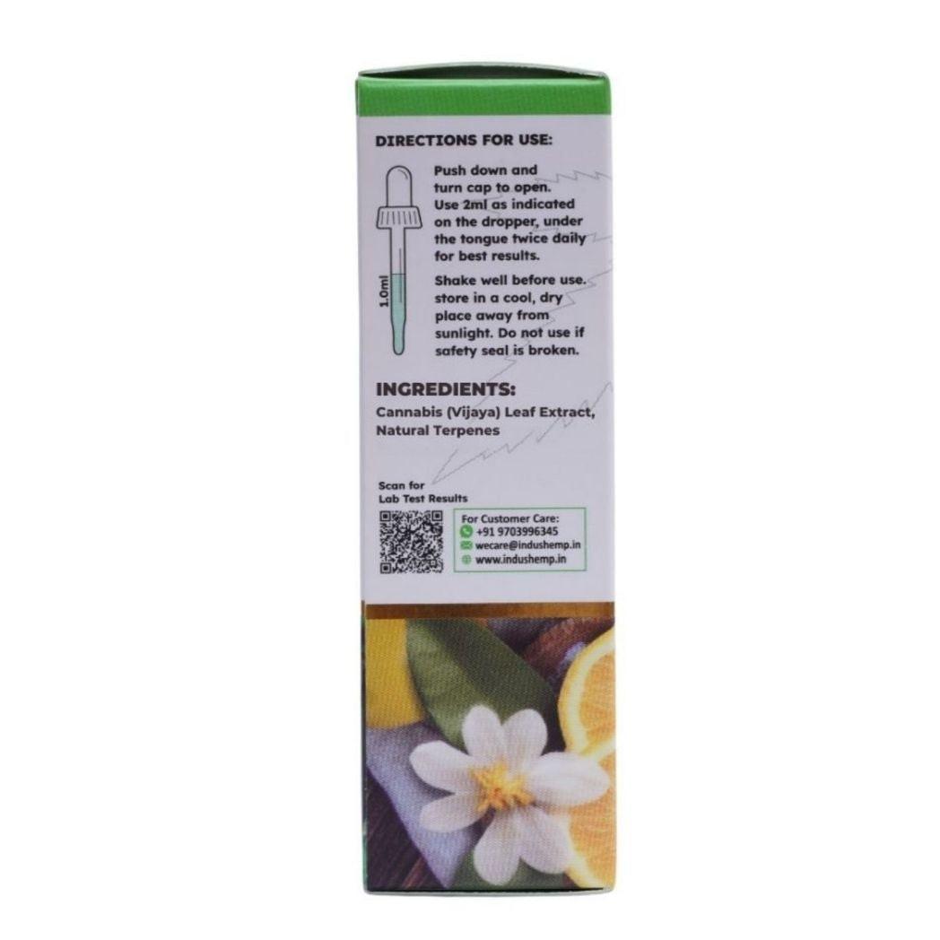 INDUS HEMP CBD Oil Revive – Peppermint & Lime | Stress & Joint Pain Relief (750mg/1500mg/2200mg).
