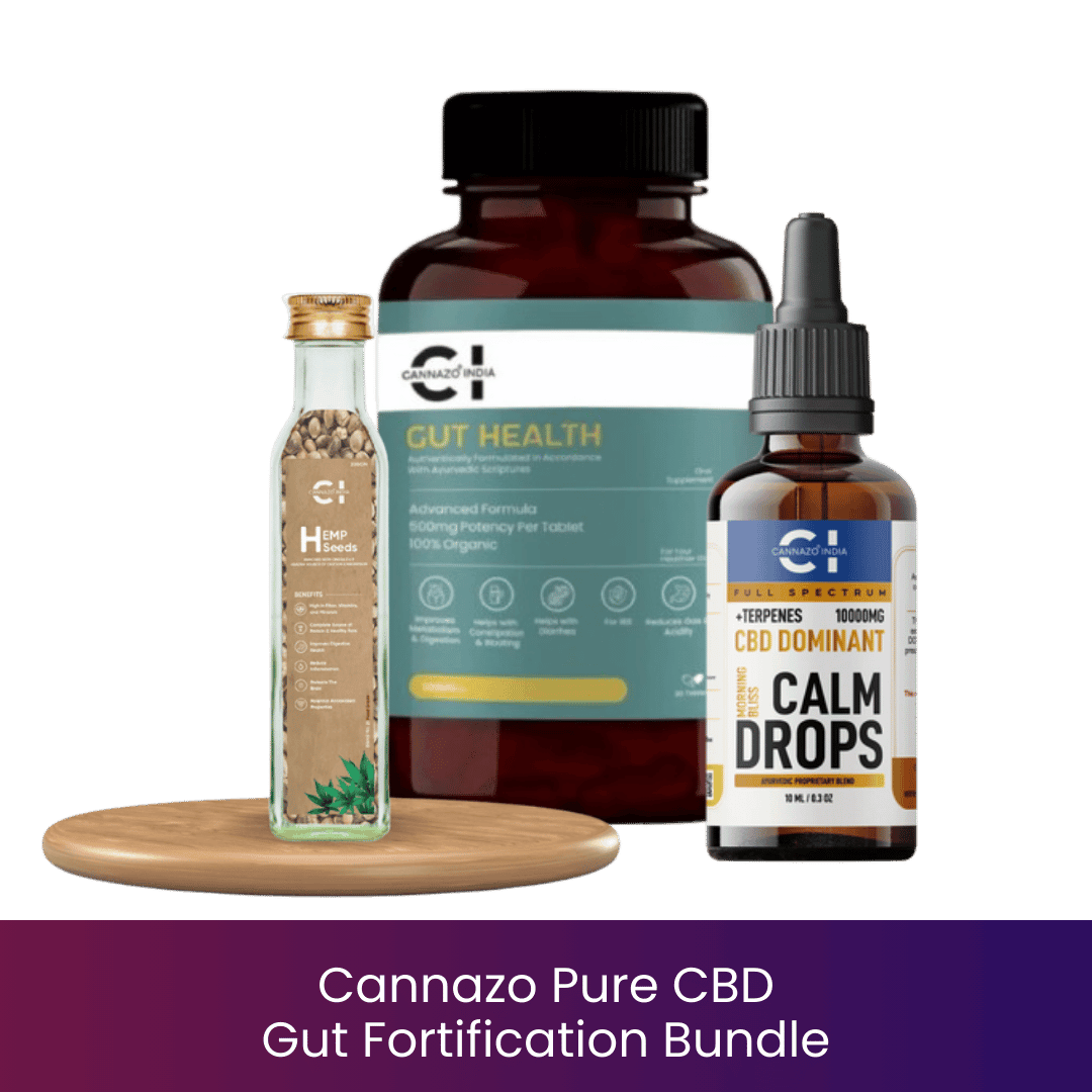Cannazo Pure CBD Gut Fortification Bundle.