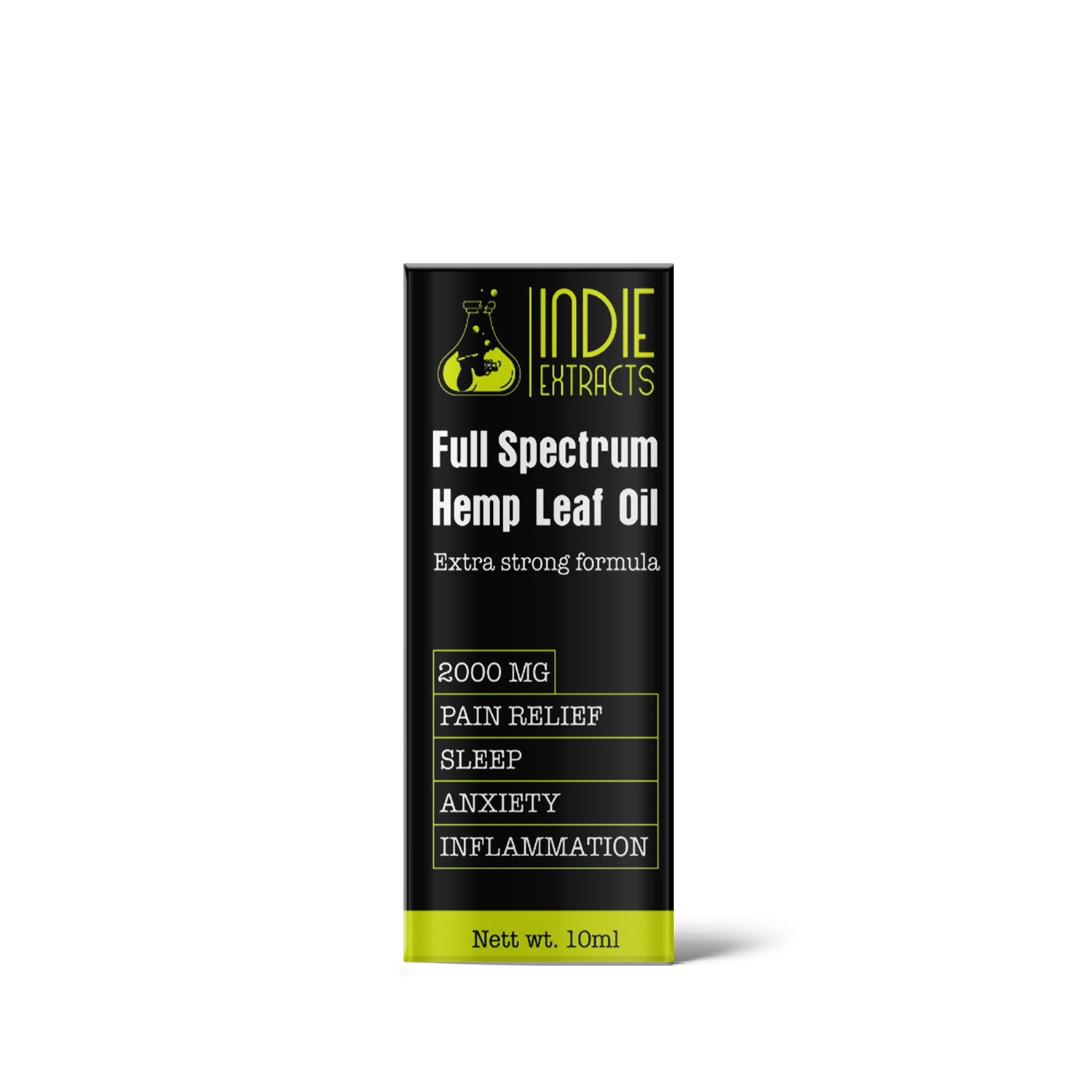 Indie Extracts- Full Spectrum Hemp Leaf Oil | 2000MG