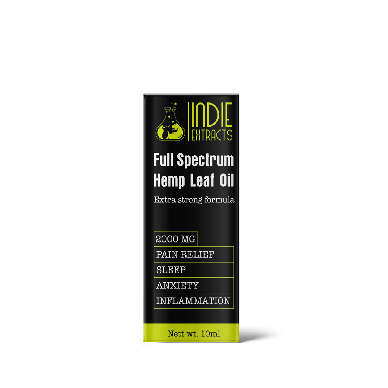 Indie Extracts- Full Spectrum Hemp Leaf Oil | 2000MG