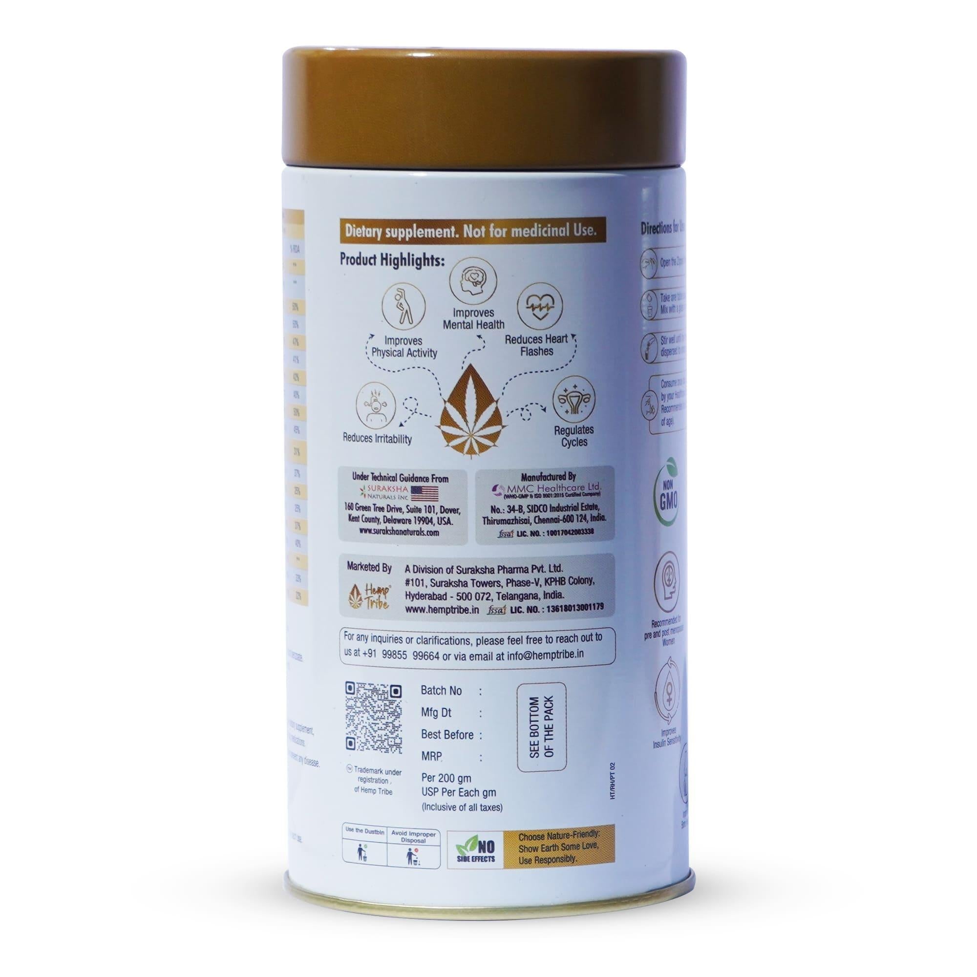 Hemp Tribe- RelivHer | Helps Regulate Menstrual Cycle.