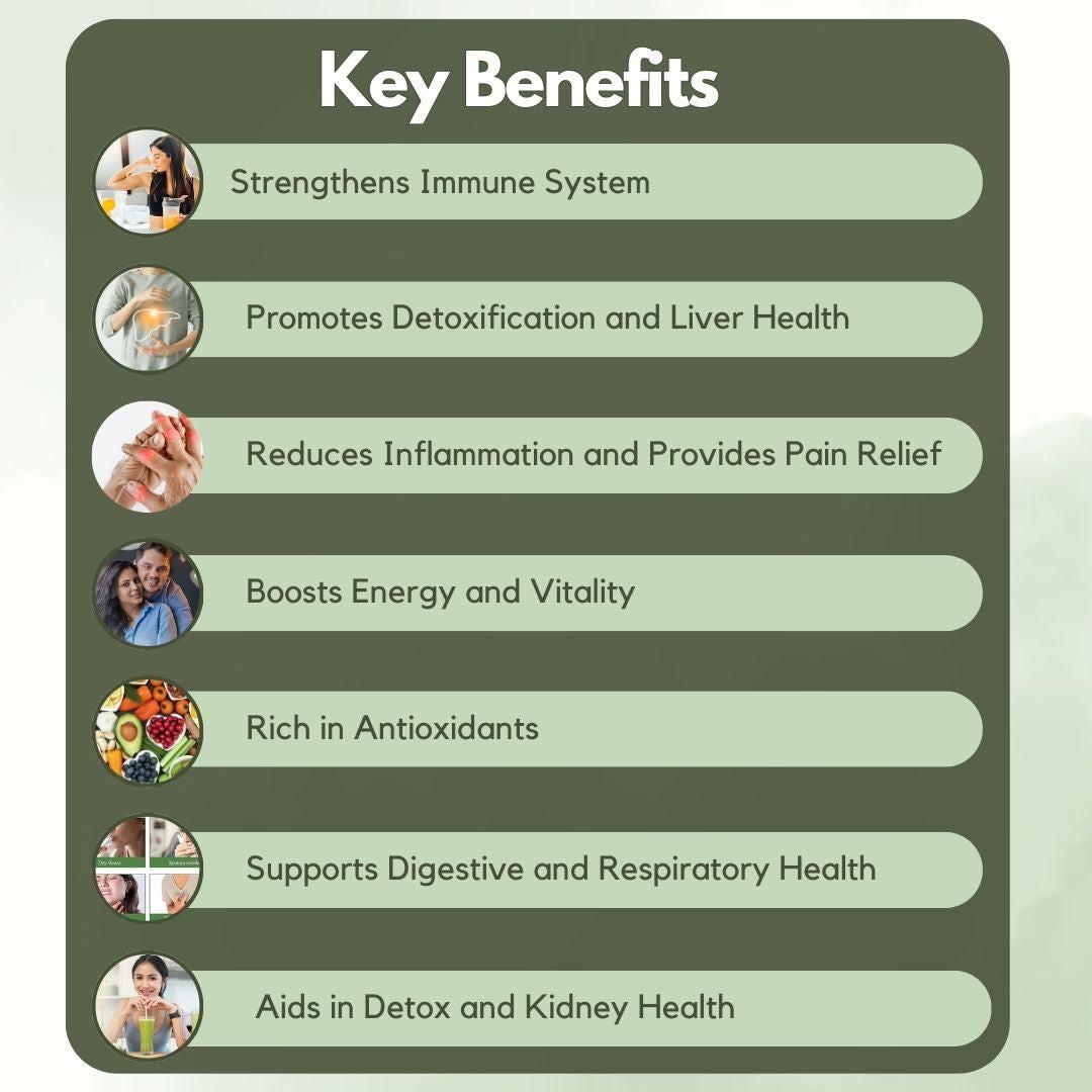 Nuvedic Immunity Booster Capsules | Ayurvedic Vijaya & Herbal Extract 30 Capsules.