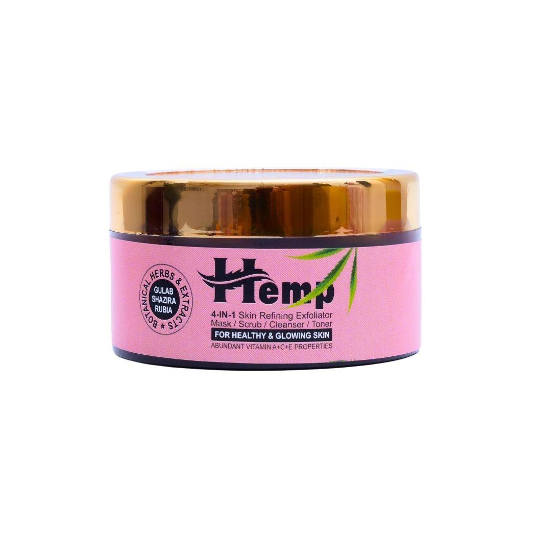 Indus Hemp Gulab Shazira Rubia | 4-in-1 Ayurvedic Skin Exfoliator.