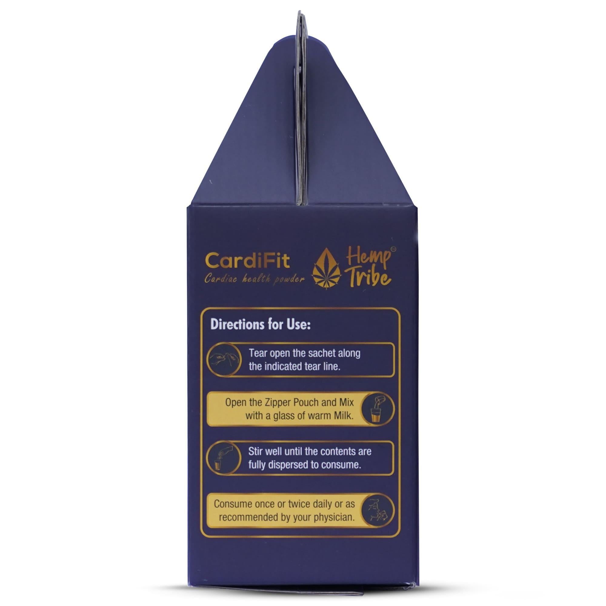 Hemp Tribe- CardiFit | Cardiac Health Powder | for Heart and Diabetes Management.