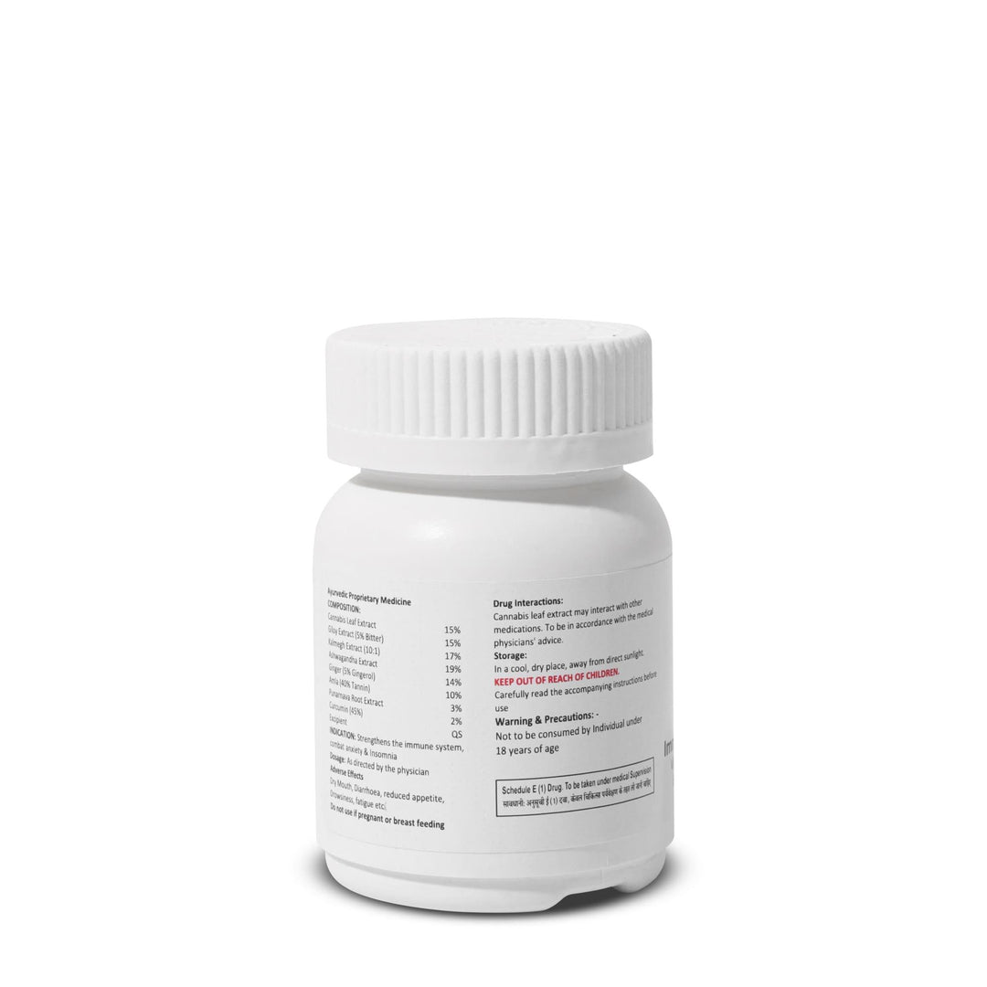 Nuvedic- Immunity Booster Vijaya Leaf Extract & Essential Extracts 30 CapsulesCannabis CapsulesNuvedic Immunity Booster Capsules - Ayurvedic | 30 Capsules